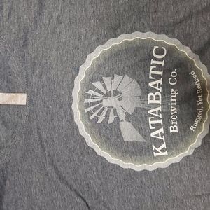 Katabatic Brewing T-shirt, XL, Grey, super soft!